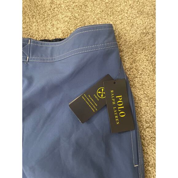 NWT Polo Ralph Lauren Blue Men's Kailua 8.5" Swim Trunks, XXL - Picture 9 of 11